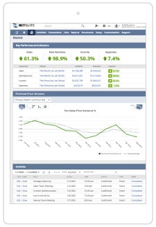 NetSuite 仪表盘