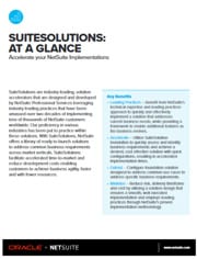 NetSuite SuiteSolutions