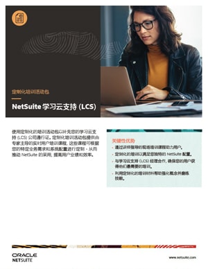 NetSuite 定制化培训活动包