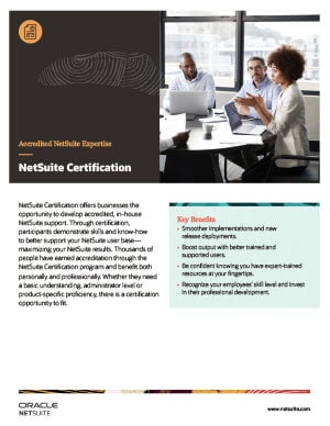 NetSuite Certification